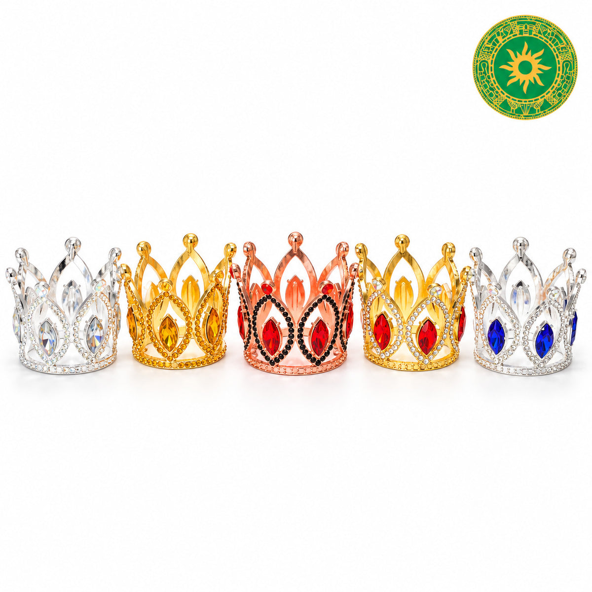 Small Metal Crown 2” x 2” for Orishas | Eleguá, Obatalá, Oshún, Yemayá and Changó | Inshe Miami