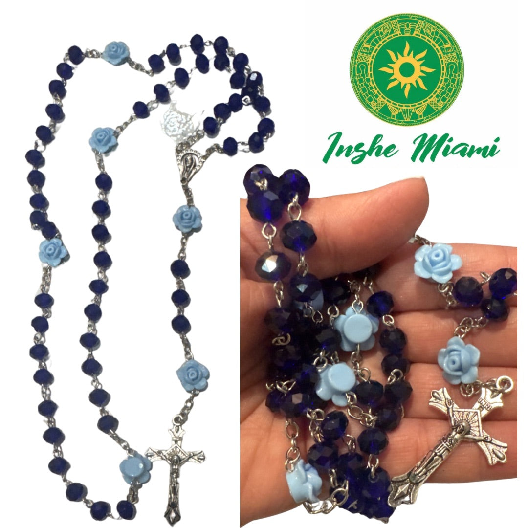 rosaries with flower