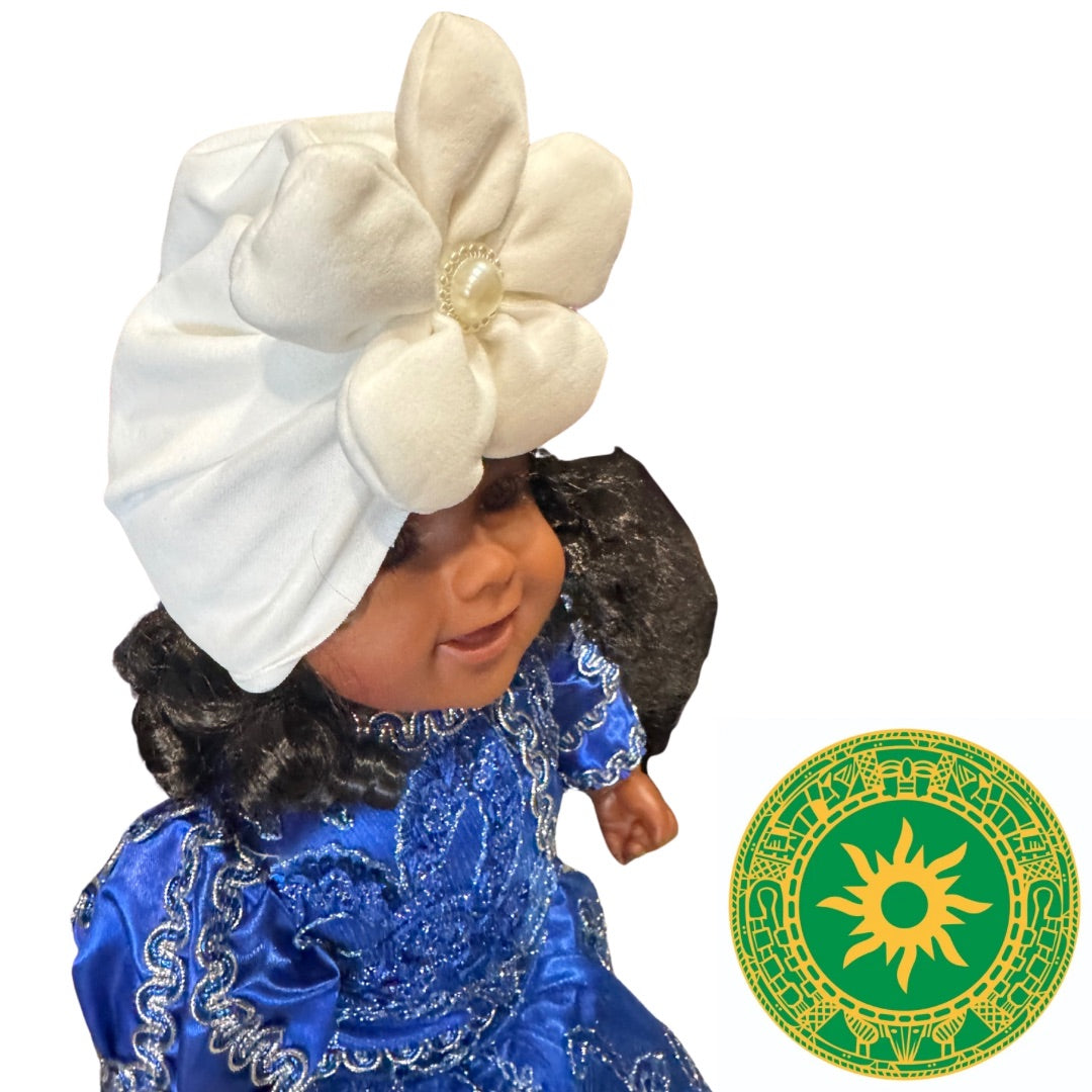Gorro con Flor para Niña