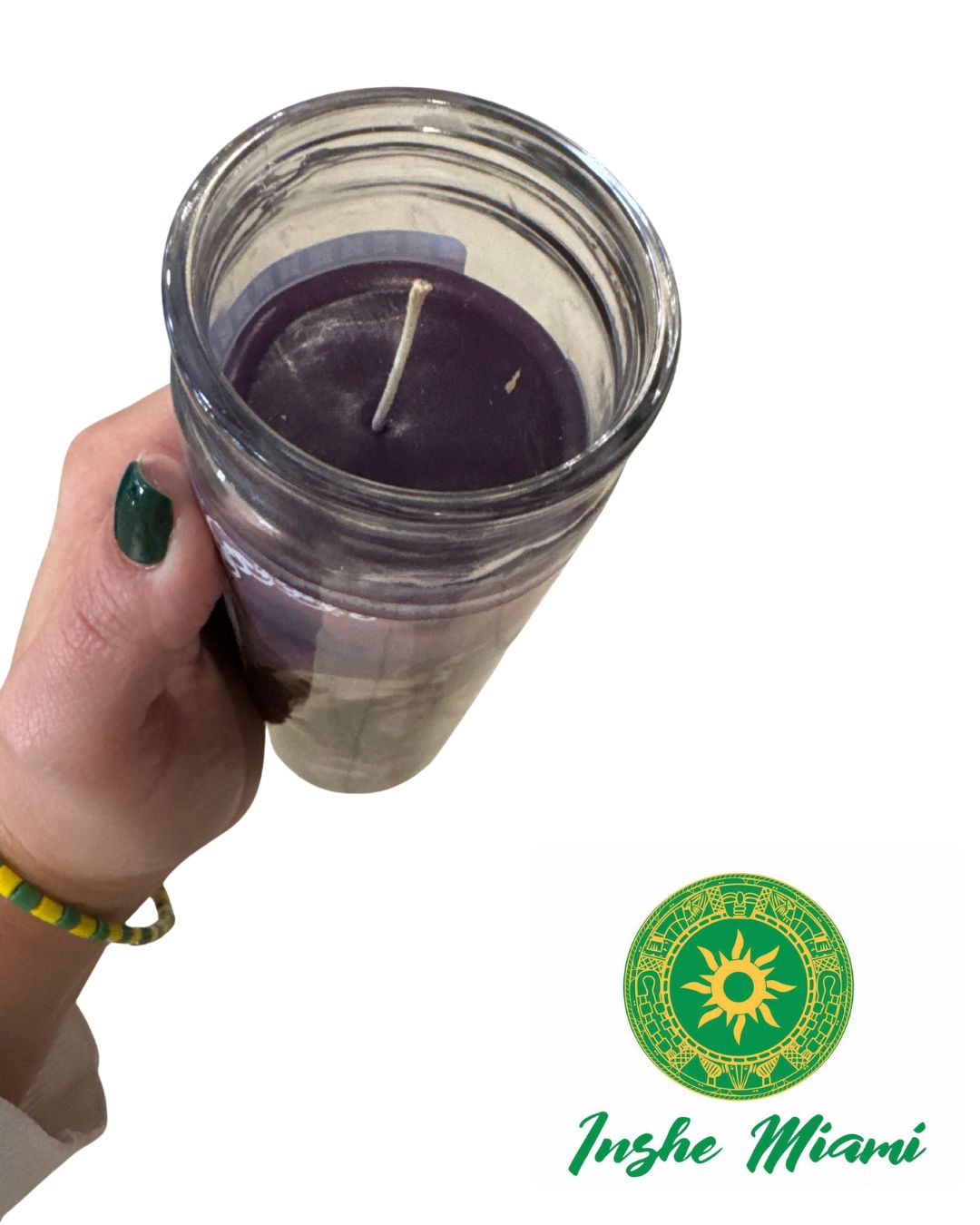 PURPLE CANDLE FOR SAINT LAZARO