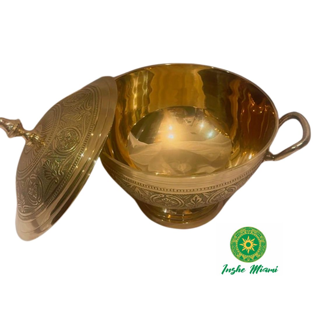Sopera de Bronce / Recipiente de Bronce/ Cazuela de Bronce
