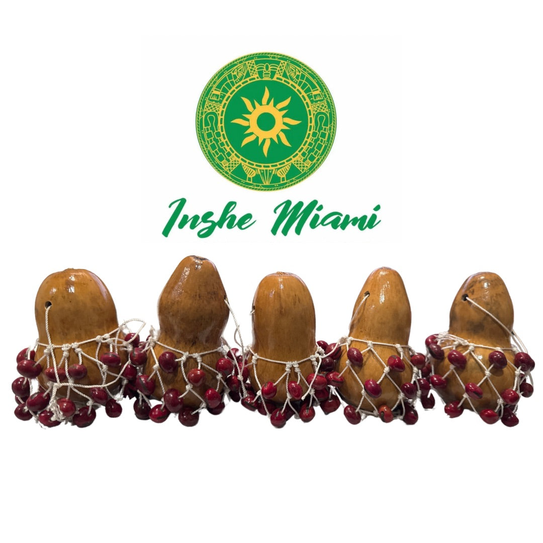 Chequere con Mate Rojo 4"