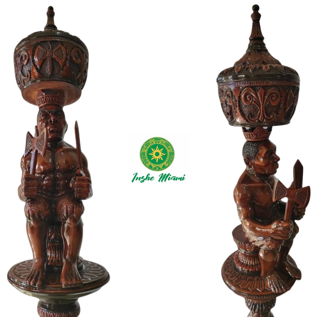 Set Chango Guerrero en Caoba – 70"