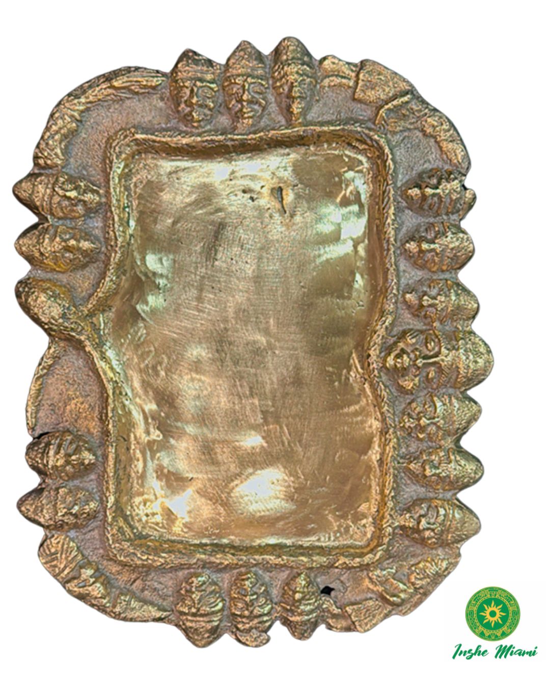 Opon de Bronce Cuadrado / Tablero de Bronce Cuadrado
