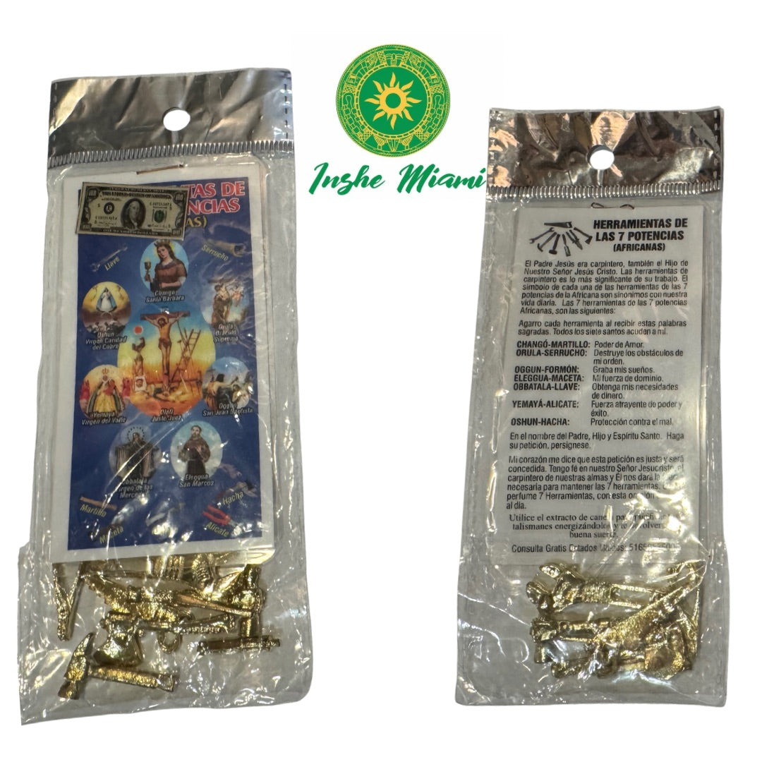 Oracion y Herramientas de las 7 Potencias Africanas