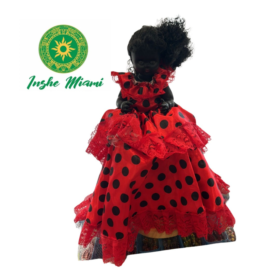 MUÑECAS DE GOMA MEDIANA DE BOLAS O FLORES TRAJE LARGO