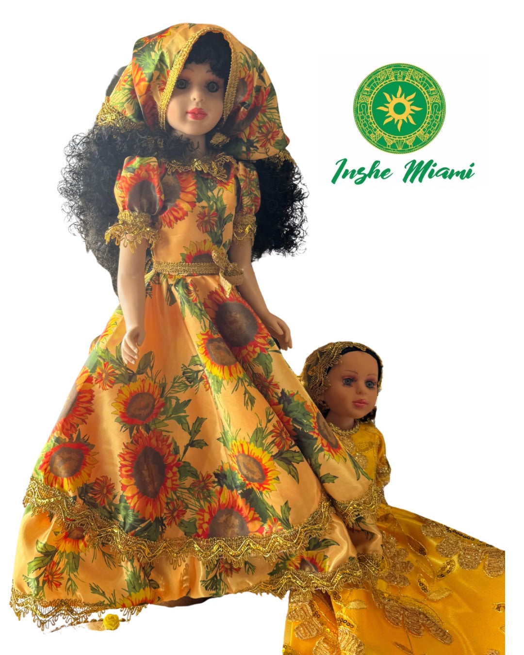 LARGE RUBBER DOLLS 26" WITH BALLS AND FLOWERS