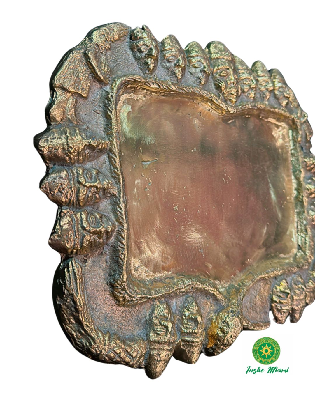 Opon de Bronce Cuadrado / Tablero de Bronce Cuadrado