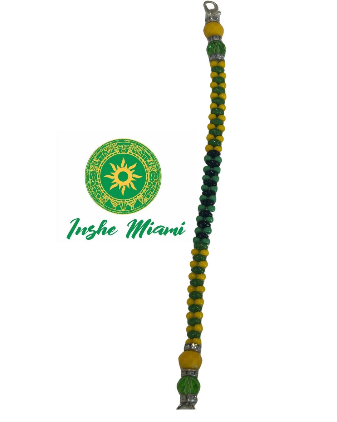 Ilde Plano de Orula con Ogun – Pulsera Religiosa de Protección | Inshe Miami