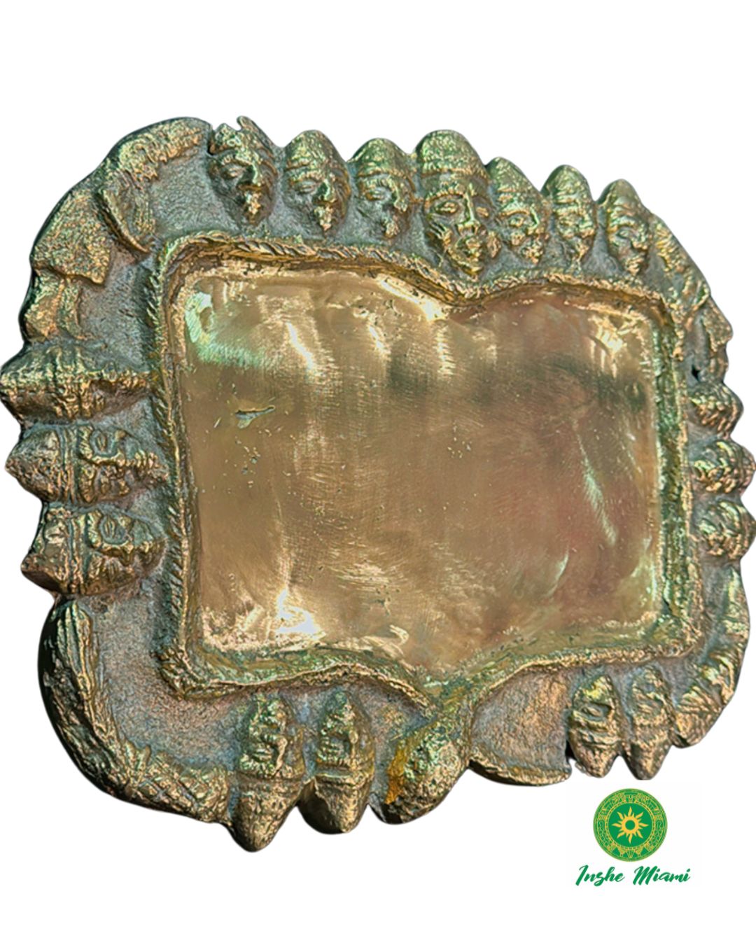 Opon de Bronce Cuadrado / Tablero de Bronce Cuadrado