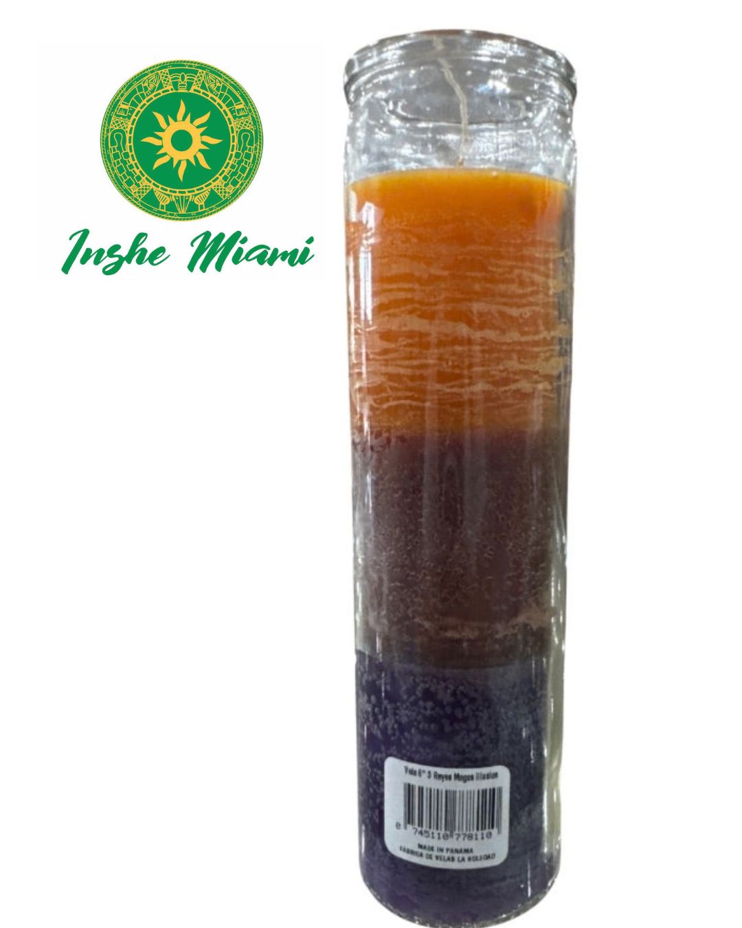 Vela de 8” 3 Reyes Magos – Uso Espiritual y Devocional | Inshe Miami