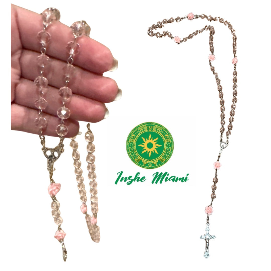 rosaries with flower