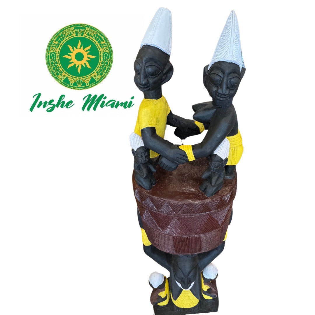 Ajere Tradicional Amarillo y Negro