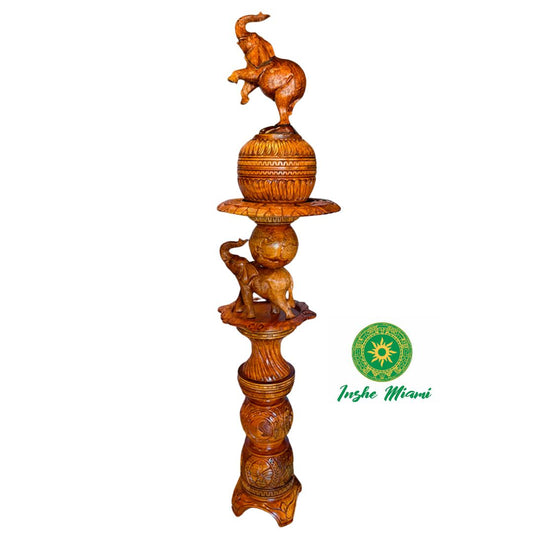 Set de Ifá de 2 Elefantes 6 Pie