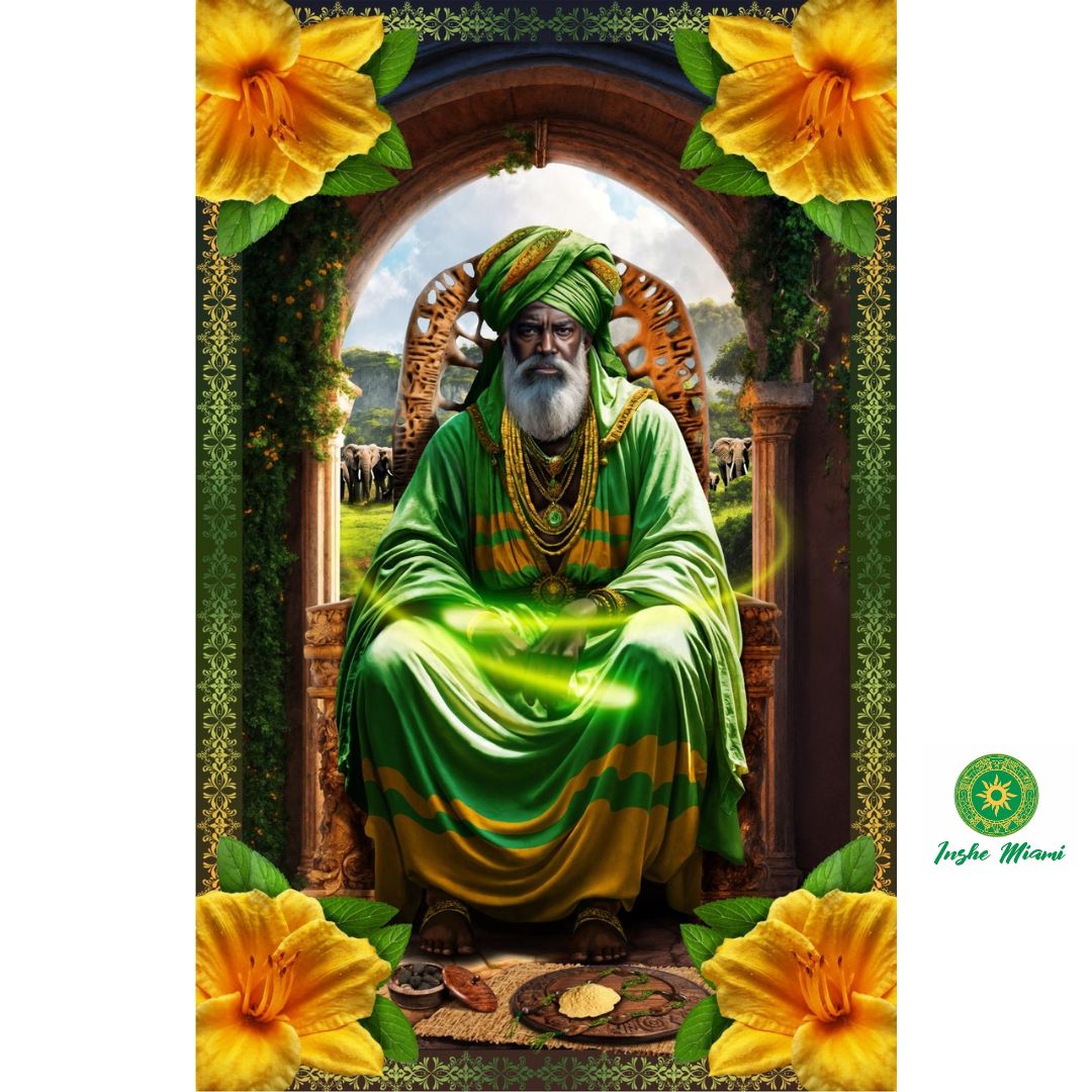 Tapiz de Orichas 28" x 18" (Elije el Santos )