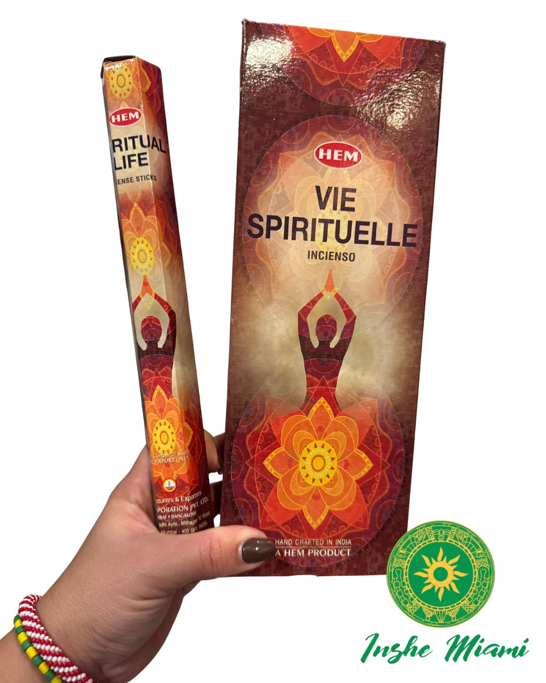 Incienso Vida Espiritual HEM | Incienso Aromático | 1 o 3 Paquetes | Inshe Miami