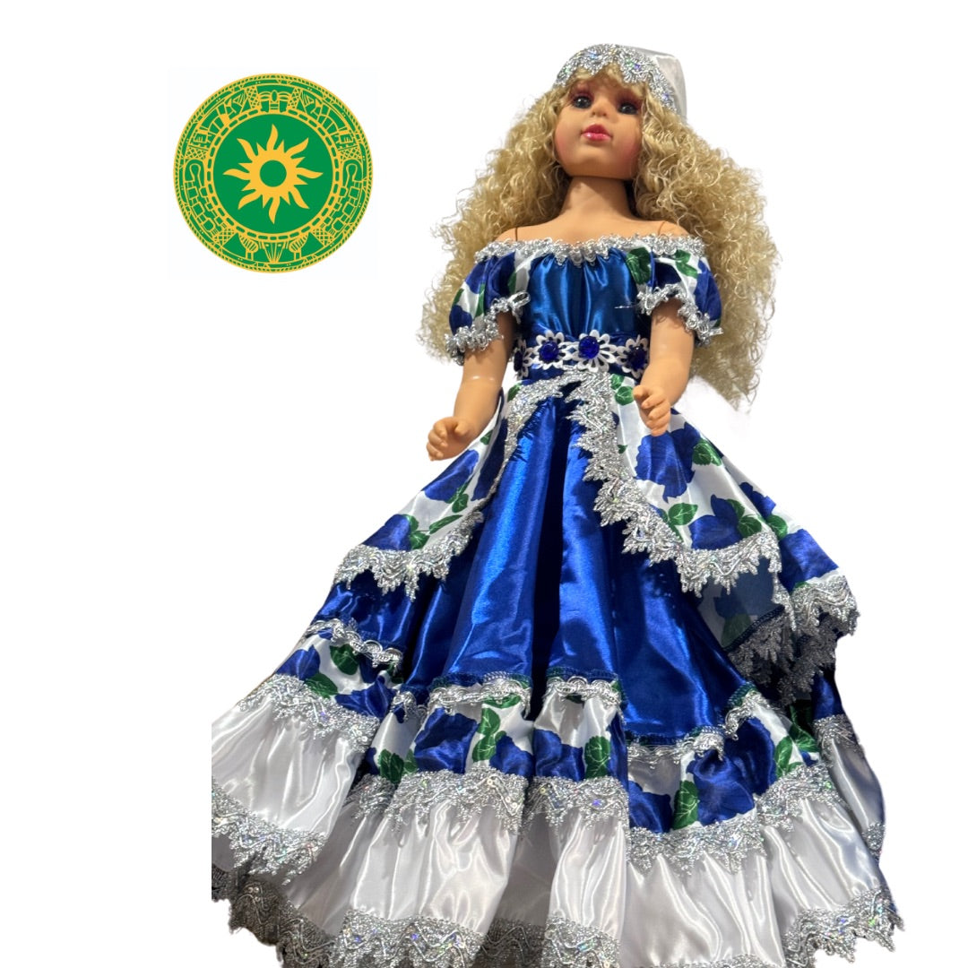 MUÑECAS DE GOMA GRANDE 26" DE BOLAS Y FLORES