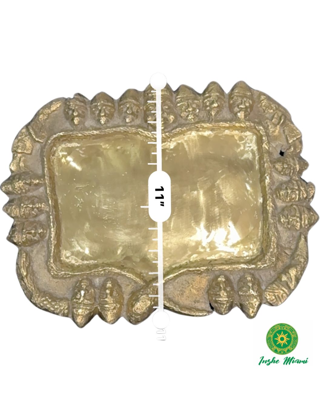 Opon de Bronce Cuadrado / Tablero de Bronce Cuadrado