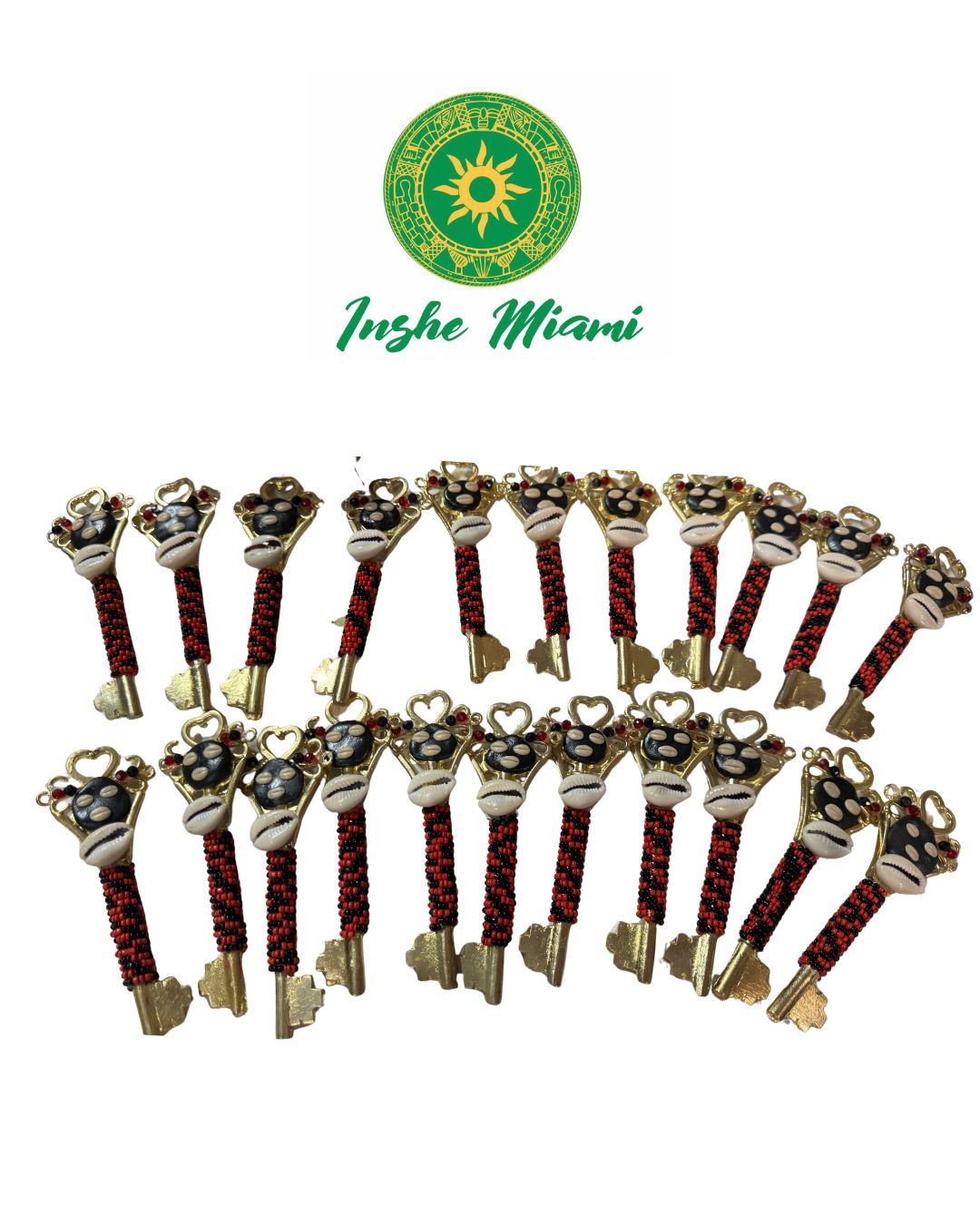 Elegua Key 4” (Gold Metal)