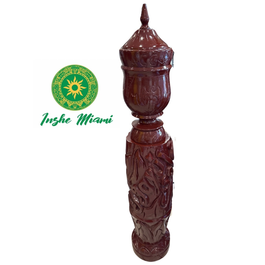 Set de Pilon y Lebrillo de Agayu Tallado 52”