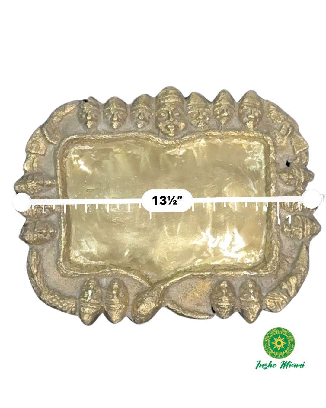Opon de Bronce Cuadrado / Tablero de Bronce Cuadrado