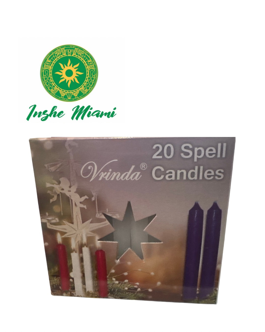 Caja de 20 Velas 4" Blancas