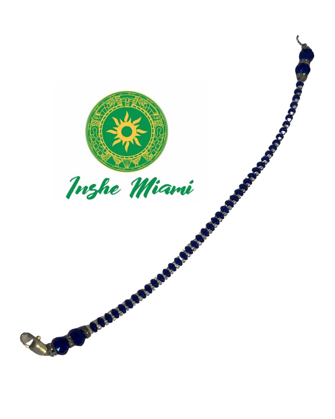 Ilde Plano de Yemaya – Pulsera Religiosa de Protección | Inshe Miami