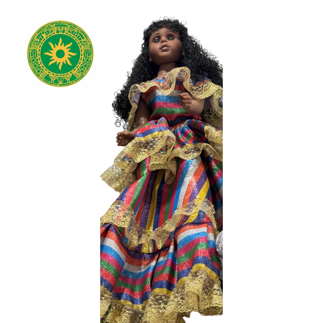 MUÑECAS DE GOMA GRANDE 26" DE BOLAS Y FLORES