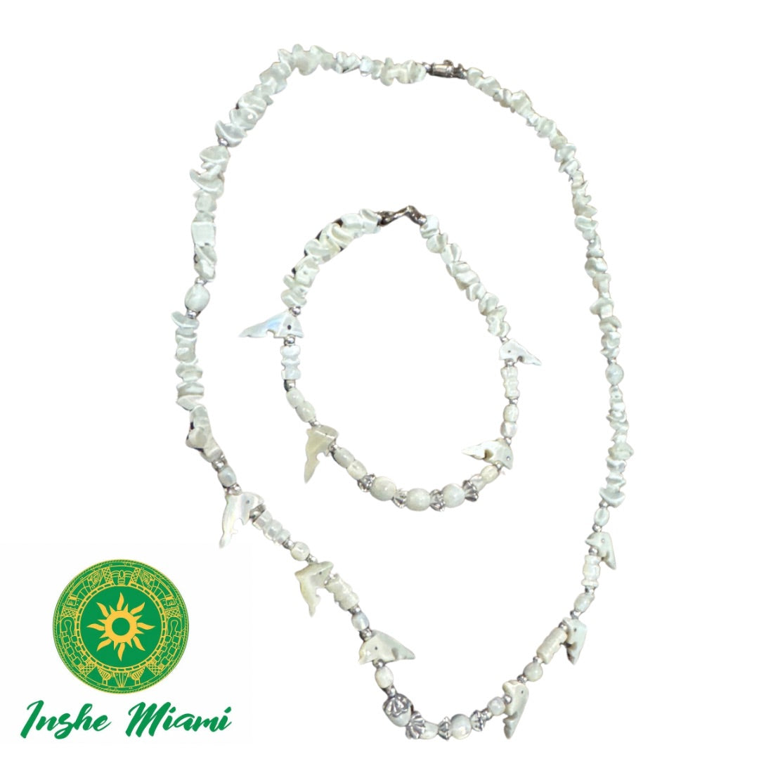 Collar y Pulso con Elefante