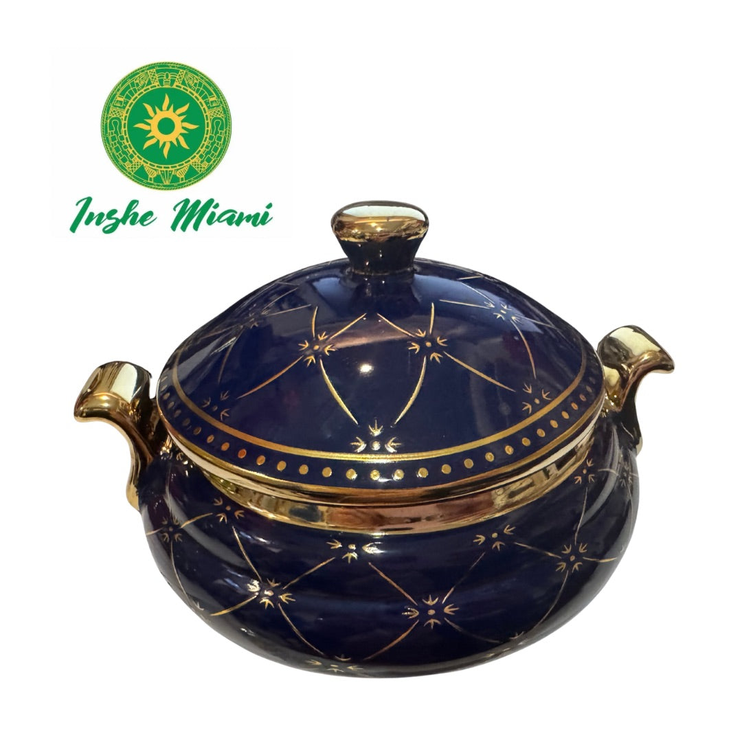 Pozuelo Redondo 6.5" – Recipiente Tradicional para Orula