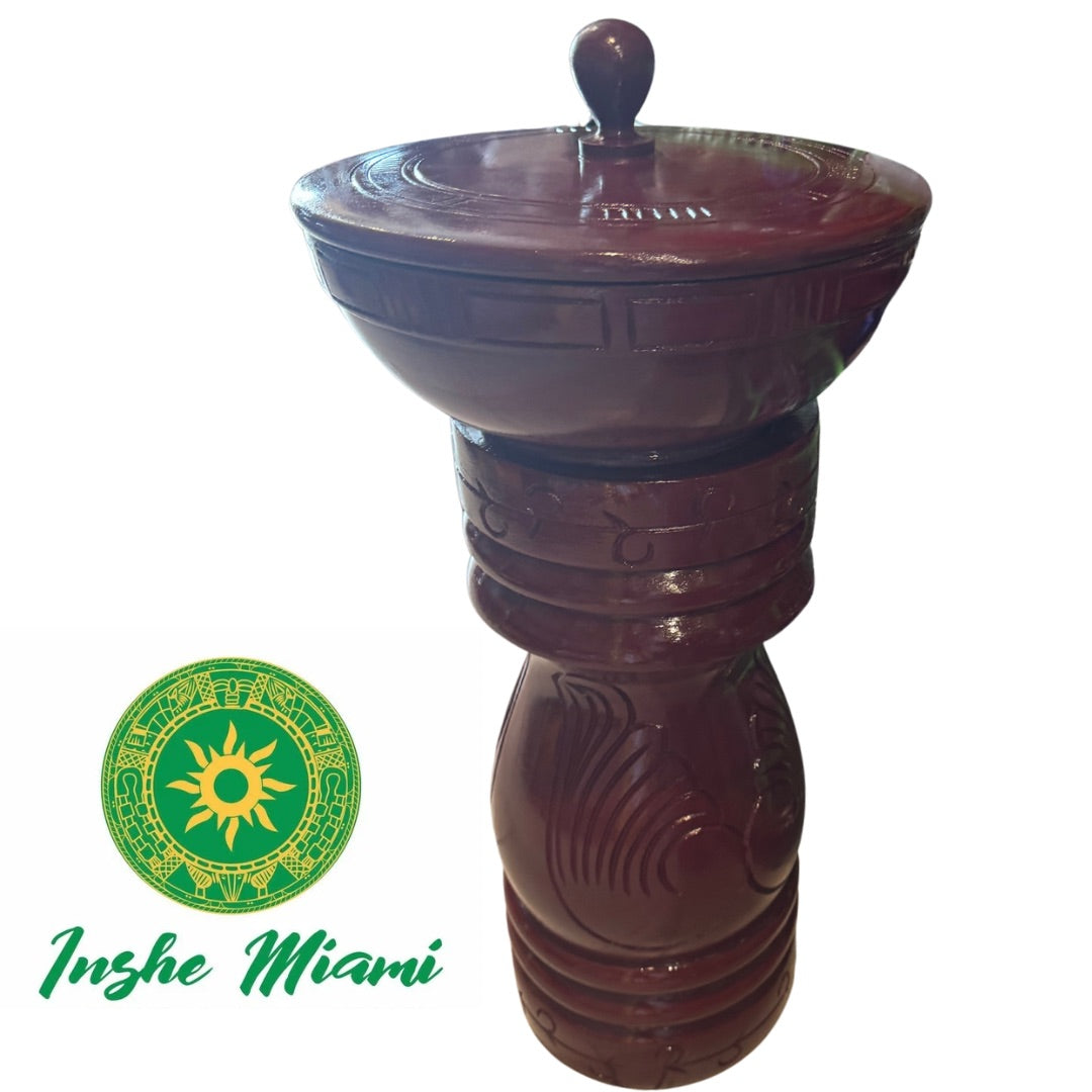 Pilon y Batea Tallados 100 % Madera