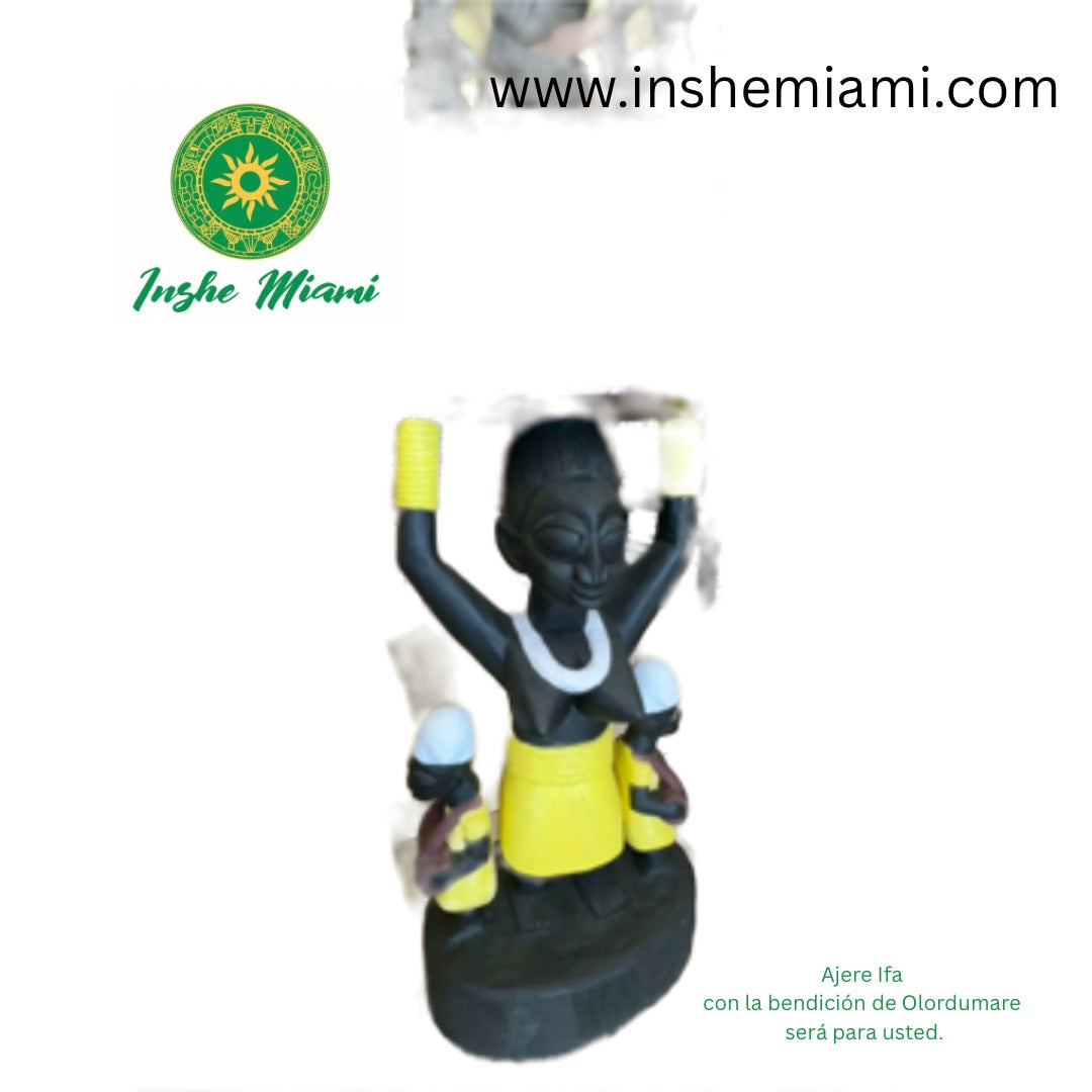 Ajere Tradicional Amarillo y Negro