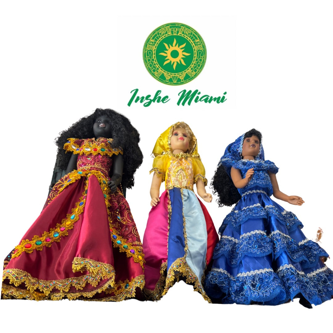 MUÑECAS GRANDES DE DIFERENTES COLORES