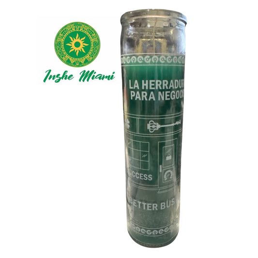 Vela de 8” La Herradura para Negocio