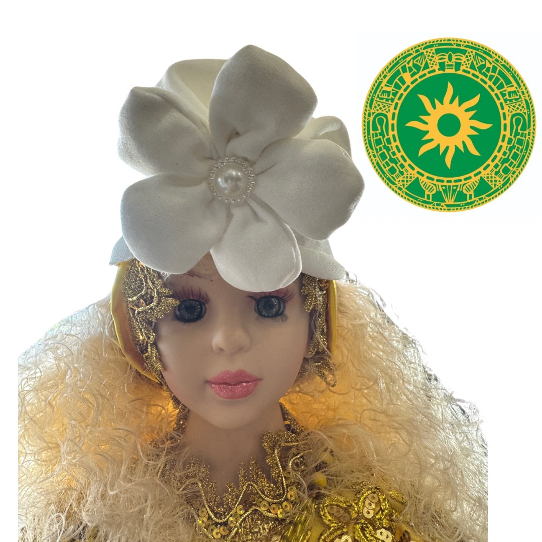 Gorro con Flor para Niña