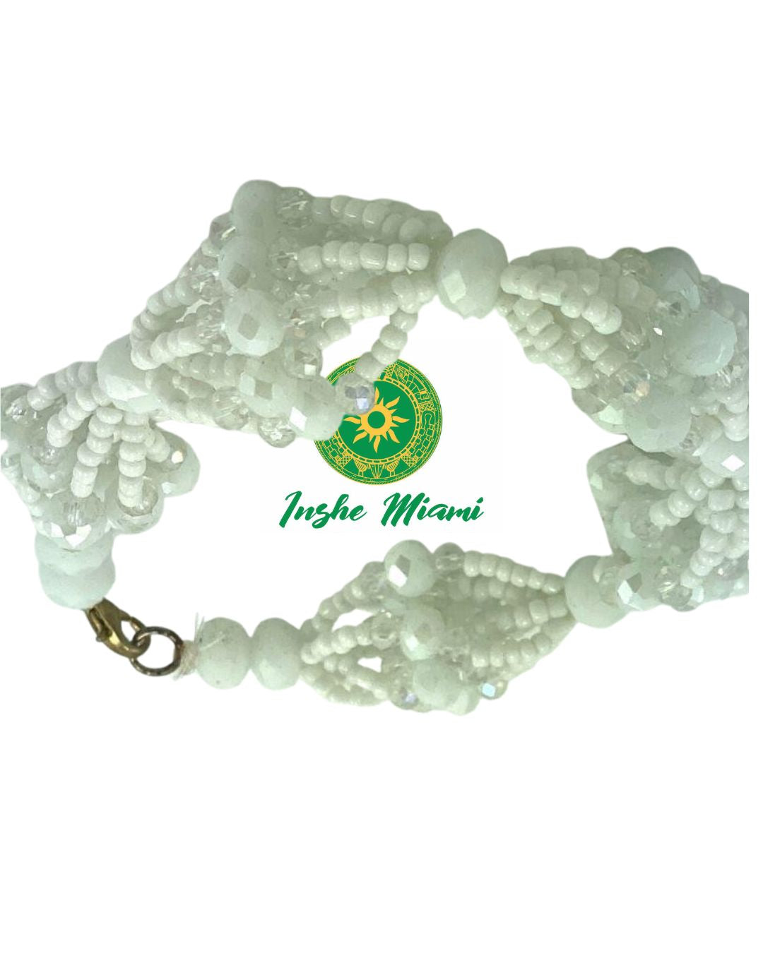 Ilde de Obatala Hecho a Medida – Pulsera Religiosa Yoruba | Inshe Miami