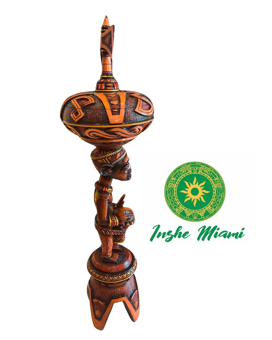 Set Chango Guerrero en Caoba – 56"