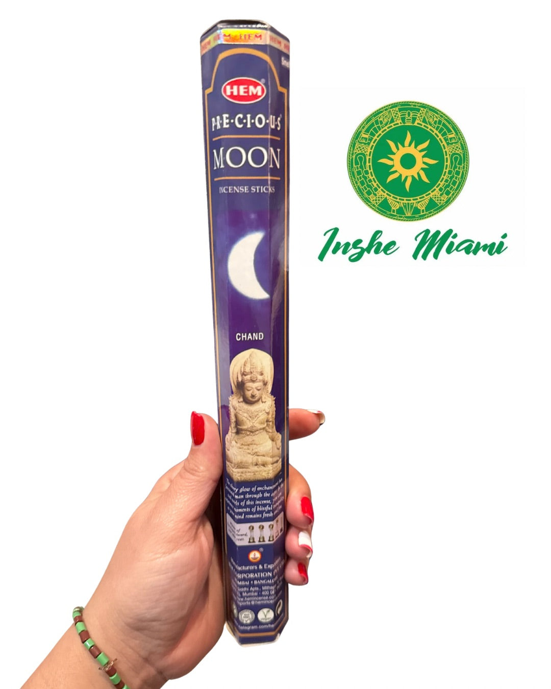 Incienso La Luna HEM | Incienso Aromático | 1 o 3 Paquetes | Inshe Miami