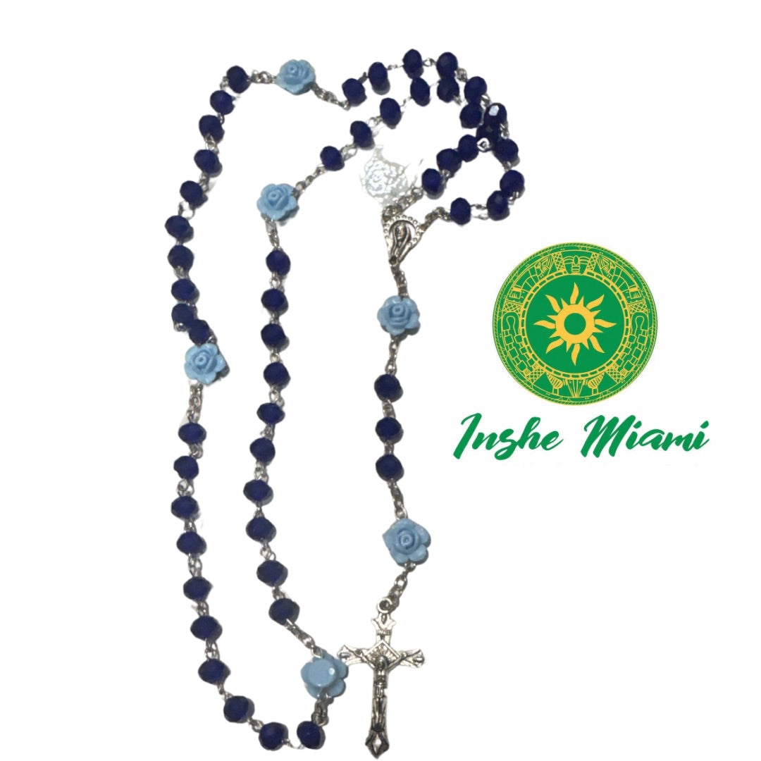 rosaries with flower