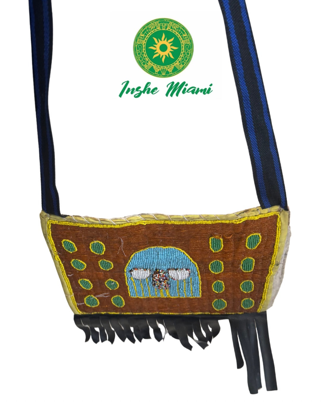 Bolso con Cuentas Nigerianas Apo Ifa