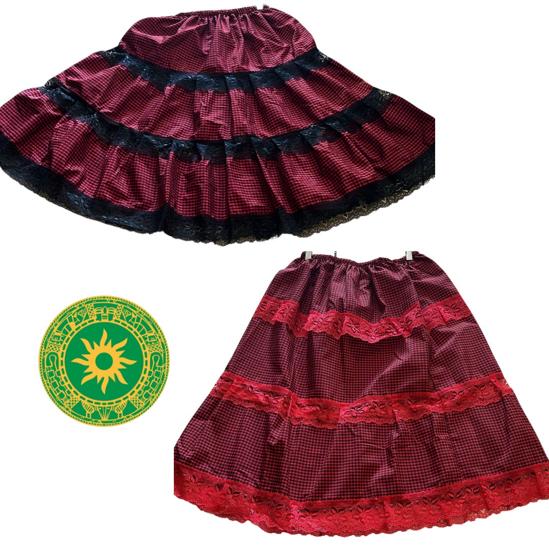 Saya vir Elegua-seremonies rooi en swart