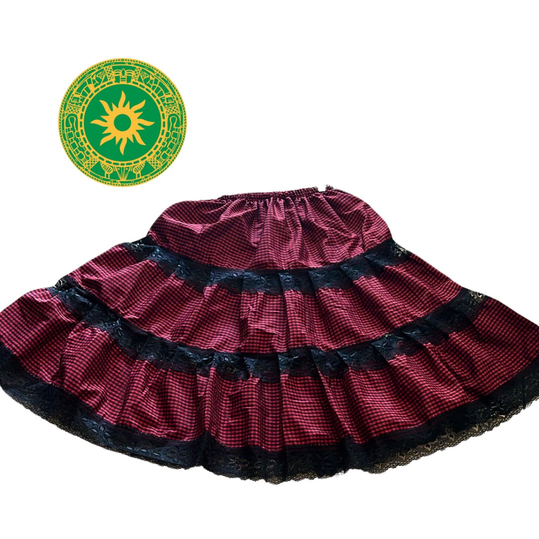 Saya vir Elegua-seremonies rooi en swart