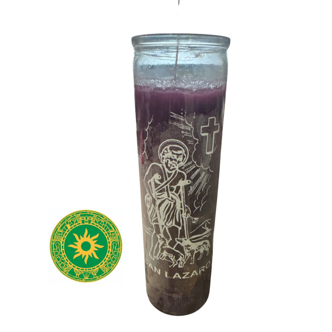 8” candle for San Lazaro