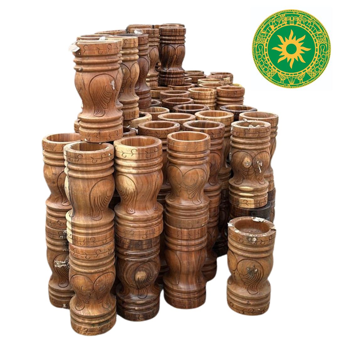 Pilon de Madera 100% Tallado (Elije en sus Opciones)