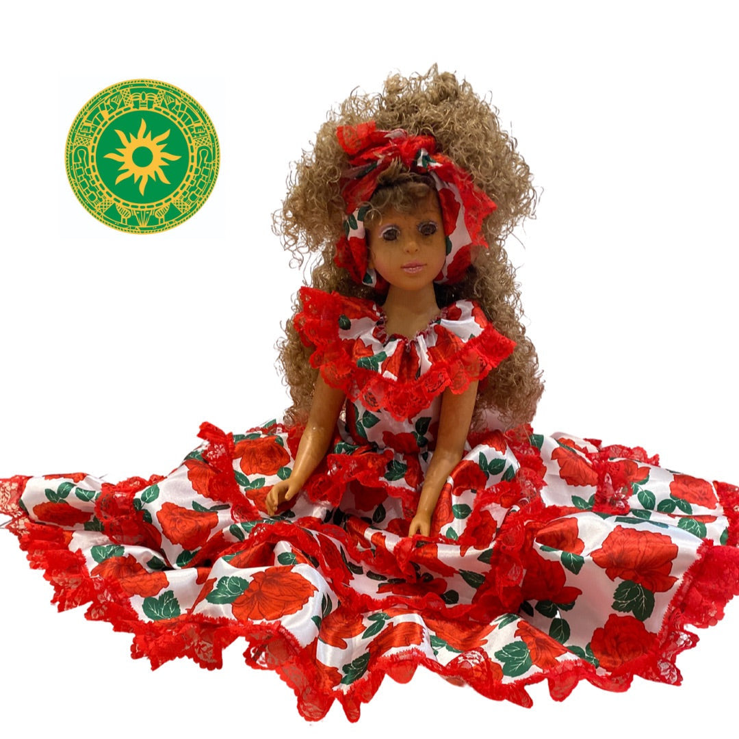 MUÑECAS DE GOMA GRANDE 26" DE BOLAS Y FLORES