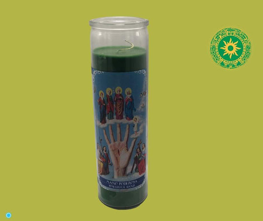 VELA DE 8” MANO PODEROSA // POWERFUL HAND CANDLE VELA DE 8” MANO PODEROSA // POWERFUL HAND CANDLE - Inshe Miami CERERÍA ISNHE MIAMI