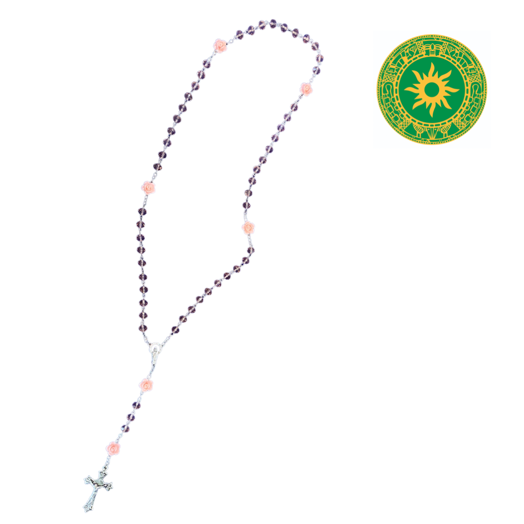 rosaries with flower