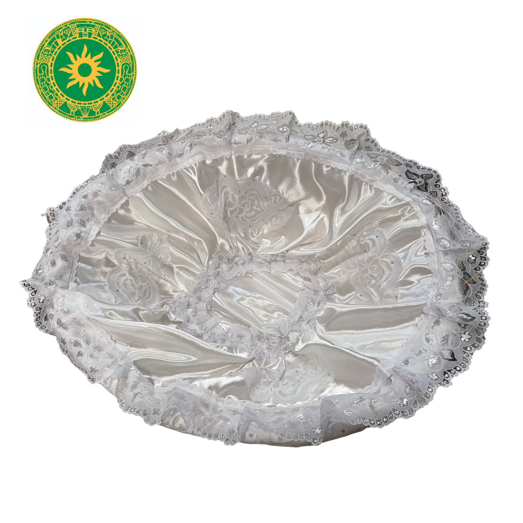 Canasta Grande Forrada para Canastilla y Ofrendas | Personalizable por Santo | 22” x 16”