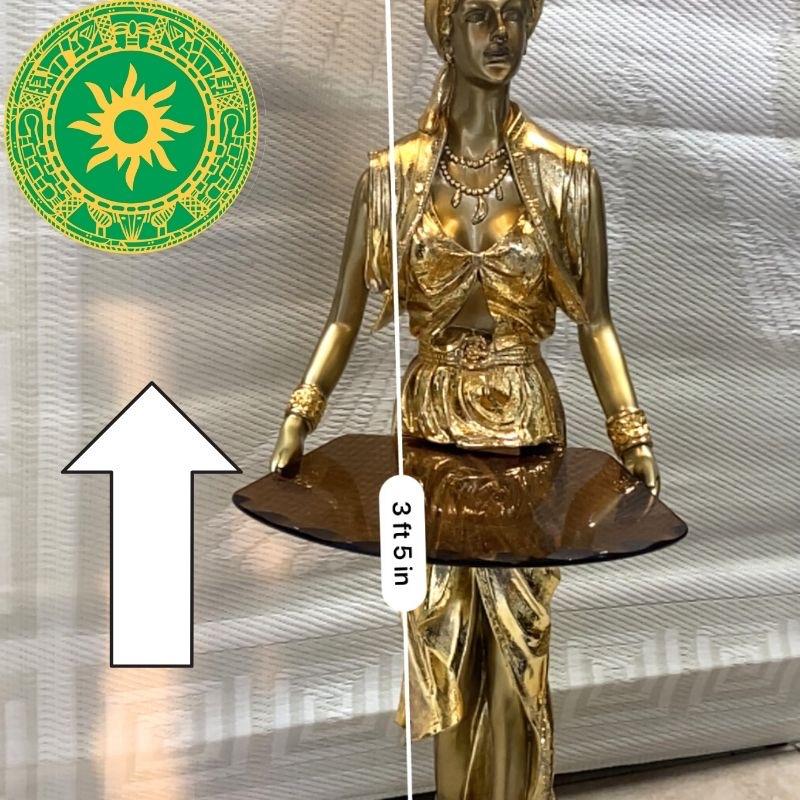 Pedestal mujer con doble cristal Pedestal mujer con doble cristal - Inshe Miami pedestal BotanicasYoruba