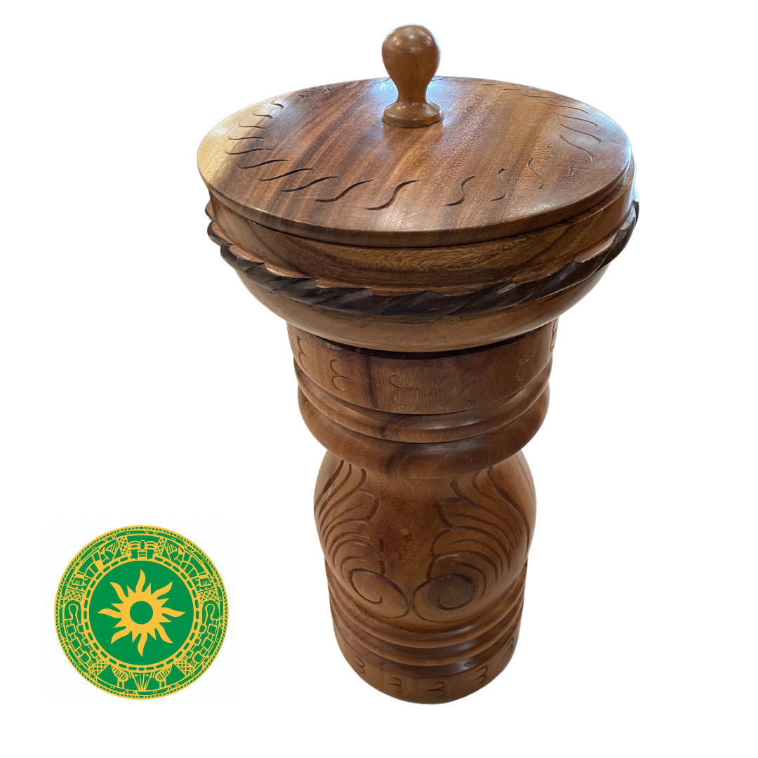 Pilon y Batea Tallados 100 % Madera